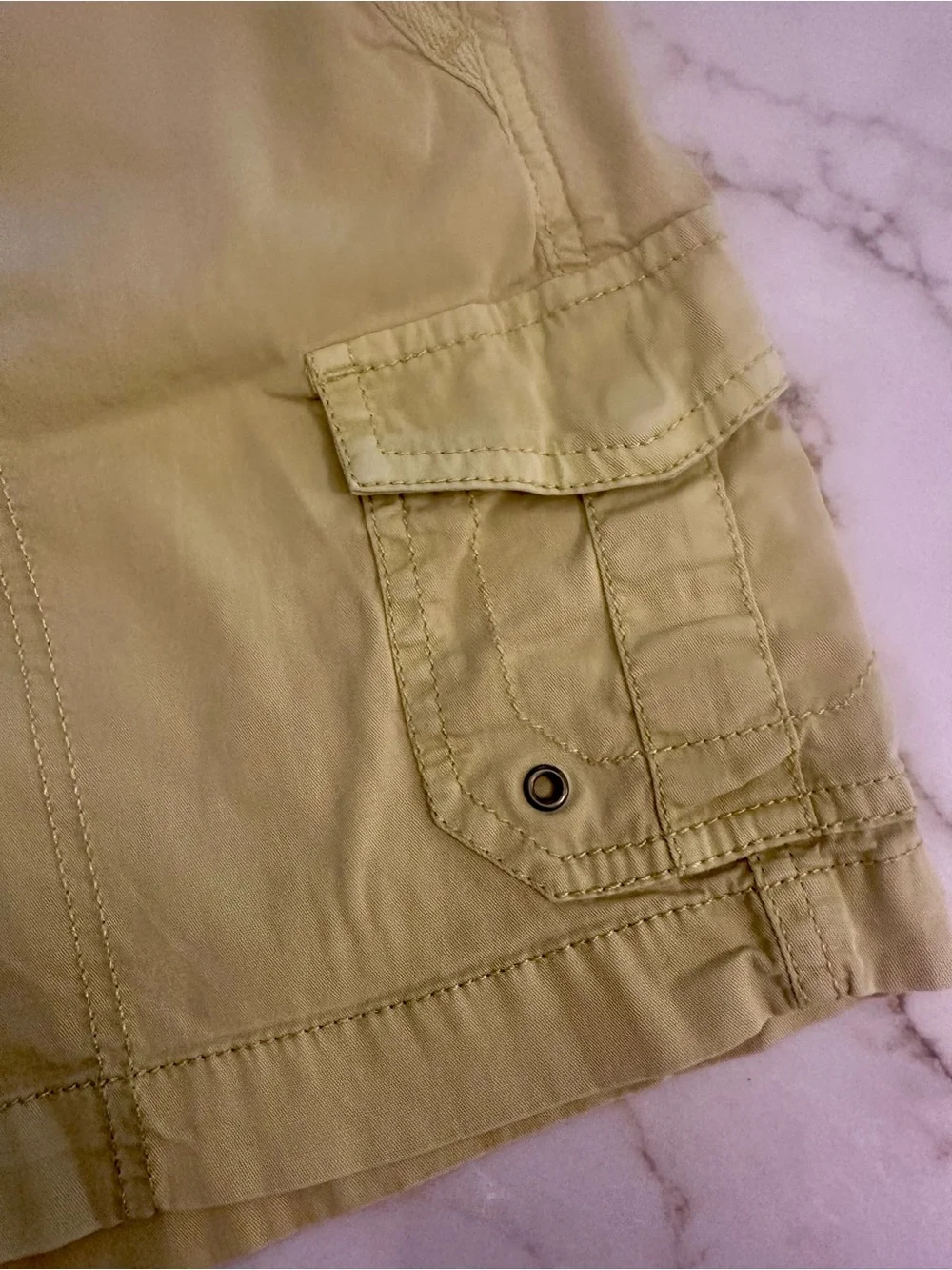 Sonoma Light Yellow Women's Cargo Shorts